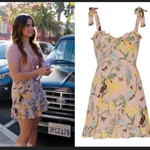 Reformation Christine Mini Dress Floral 12
